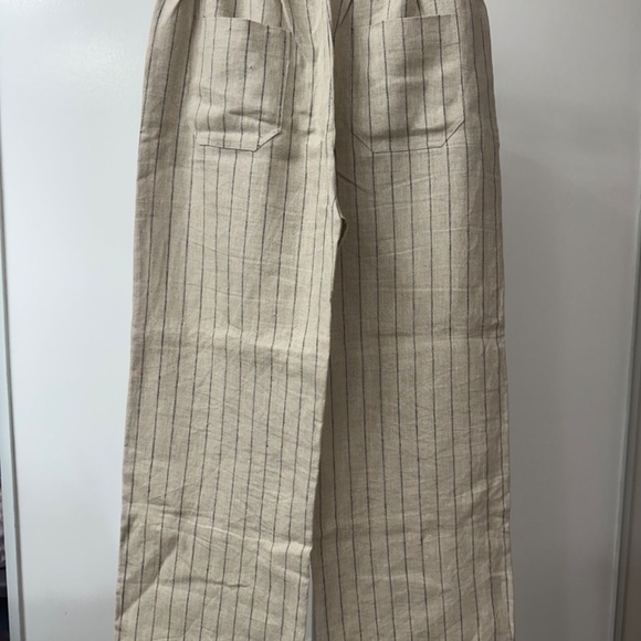 Mod Ref Stripped Pants - Beige - Size Small - Picture 3 of 5
